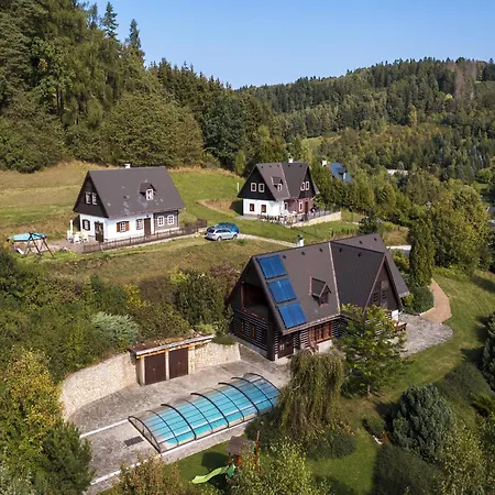 In Czechia With Heated Pool & Mountain Views * Vidochov