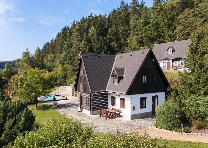 In Czechia With Heated Pool & Mountain Views *